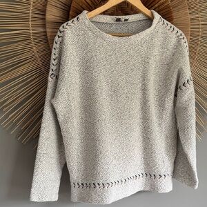 Lucky brand sweater gray medium